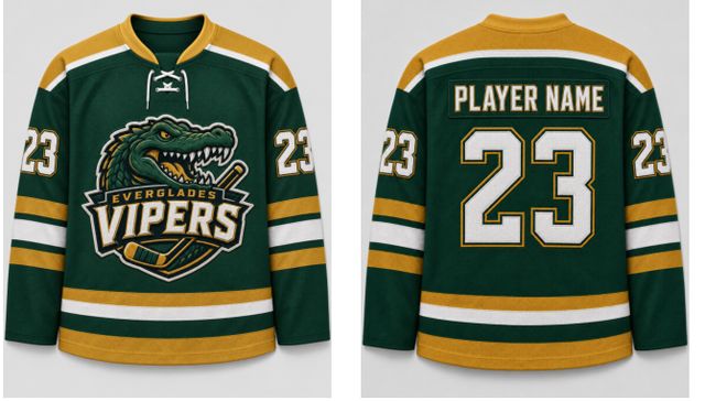Game jersey — front and back